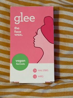 Glee The Face Wax Vegan Facial Wax Strips - Pink